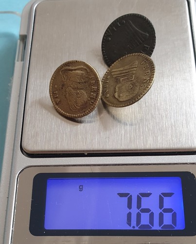 3 BOTONES CIVILES Fernando VII (1808-1833). Excelente para Coleccionar. 200 AÑOS - Imagen 15 de 16