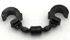 Lego New Black Minifigure Utensil Handcuffs Part