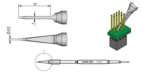 JBC C245764 - Punta per saldatura speciale per T245 - 1