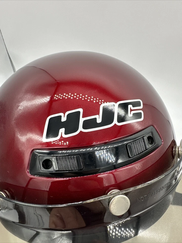 Casco de motocicleta HJC CS-5N rojo vino brillante Cs-5 para hombre talla M Foto 3 de 4