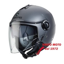 Casco Jet Caberg Riviera V4 Grigio Matt Doppia Visiera Interno Removibile Lavabi