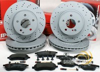 Zimmermann Bremsen 295 Mm + 300 Mm Vorne Hinten FüR Mercedes C Klasse W204 S204