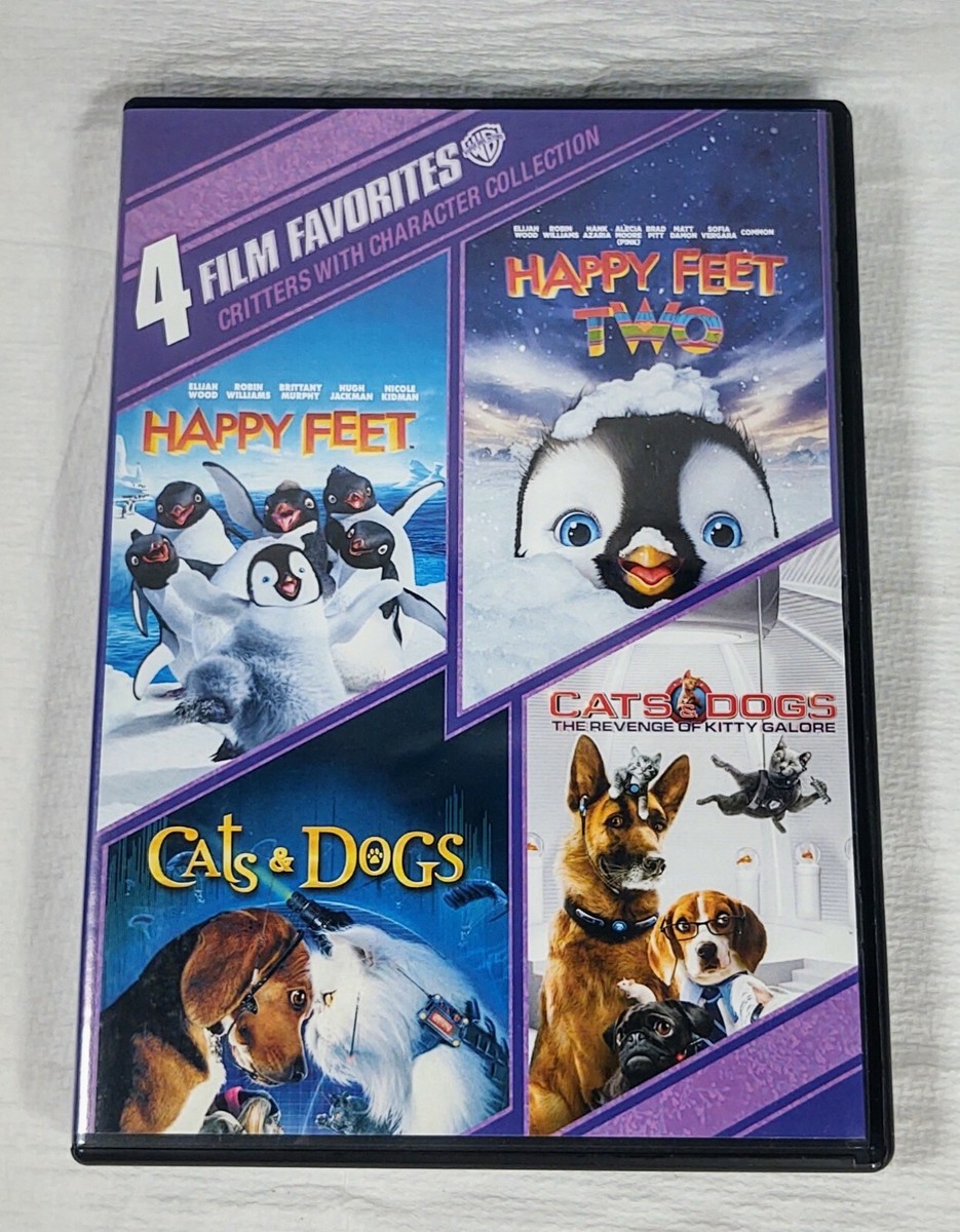 MOVIE DVD SET (CATS DOGS THE REVENGE OF KITTY GALORE, HAPPY