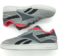Reebok Classic Club C RC 1.0 Unisex Casual Tennis Shoes Mens 9.5 Gray-Pink NIB