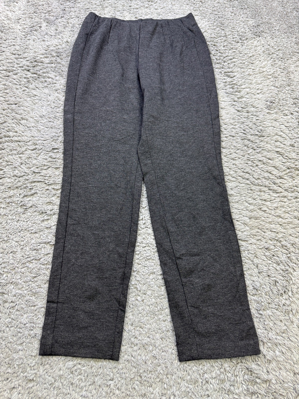 J Jill Pants Women XS Petite Gray Ponte Slim Leg Mid Rise Pull On Legging