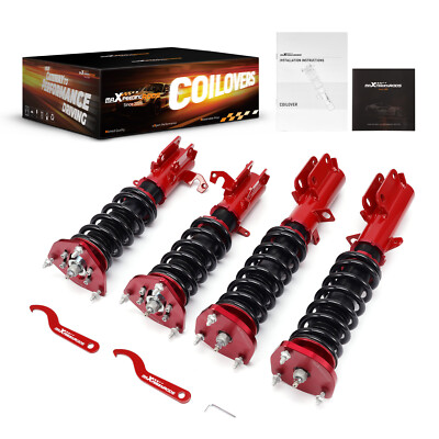 Adj Damper Coilovers Lowering Kit For Toyota Corolla E100 E110
