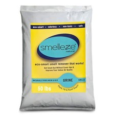SMELLEZE Natural Urine Smell Eliminator Deodorizer: 50 lb. Powder Get Smell Out