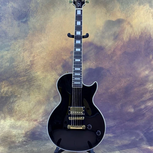 Rosewood Fingerboard Single Pickup Black Custom Electric Guitar Ships from USA