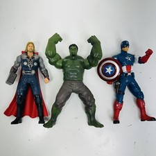Avengers Mighty Battlers Hulk Fist Smashing, Thor Captain 6" Figura Hasbro 2011