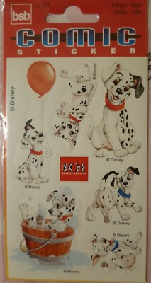 Walt Disney, 101 dalmatiner Aufkleber,Stickers,101 Dalmatians,comic.bsb