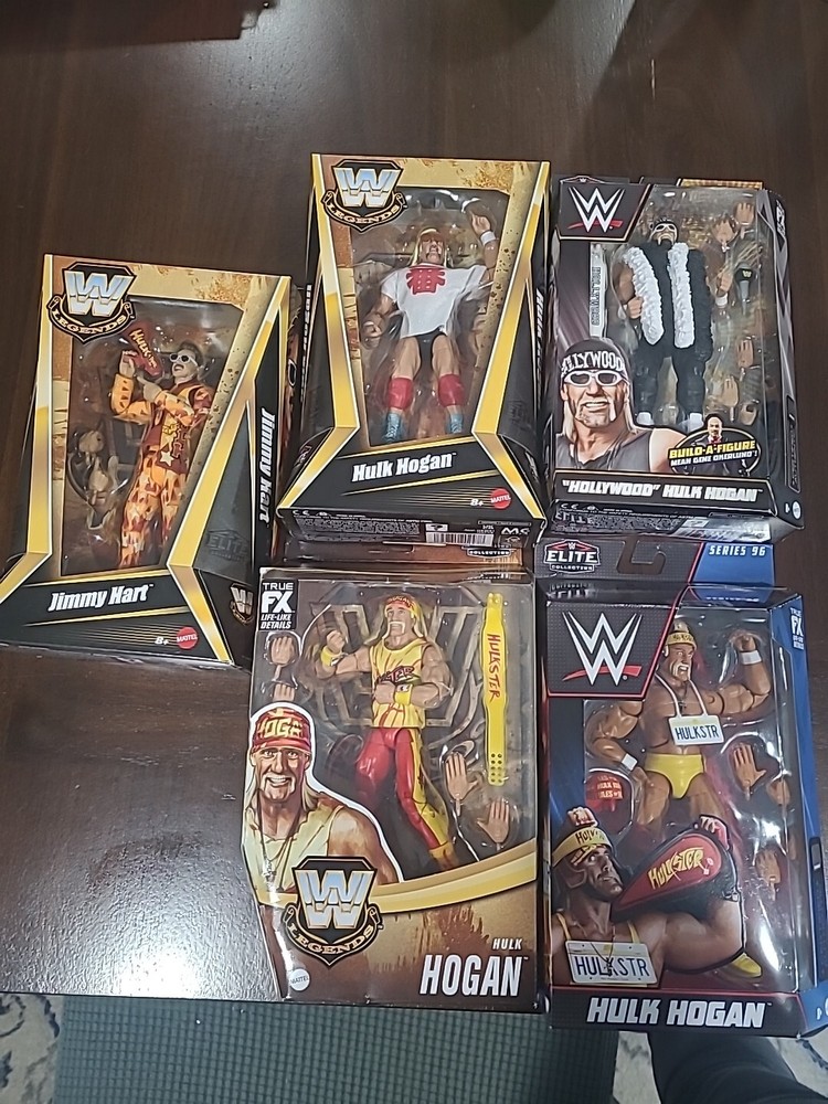 WWE Mattel Elite Collection HULK HOGAN LOT w/  JIMMY DART