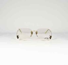 Flair Jet Set 36 Eyeglasses Frame Vintage Women's Gold Metal Made in Germany