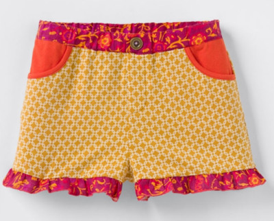 NWT Matilda Jane Enchanted Garden Woodrose Mixed Print Shorts Girl's Size 12