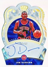 2020-21 Crown Royale Joe Dumars Royal Signatures FOTL Auto #RS-JDM (07/17)