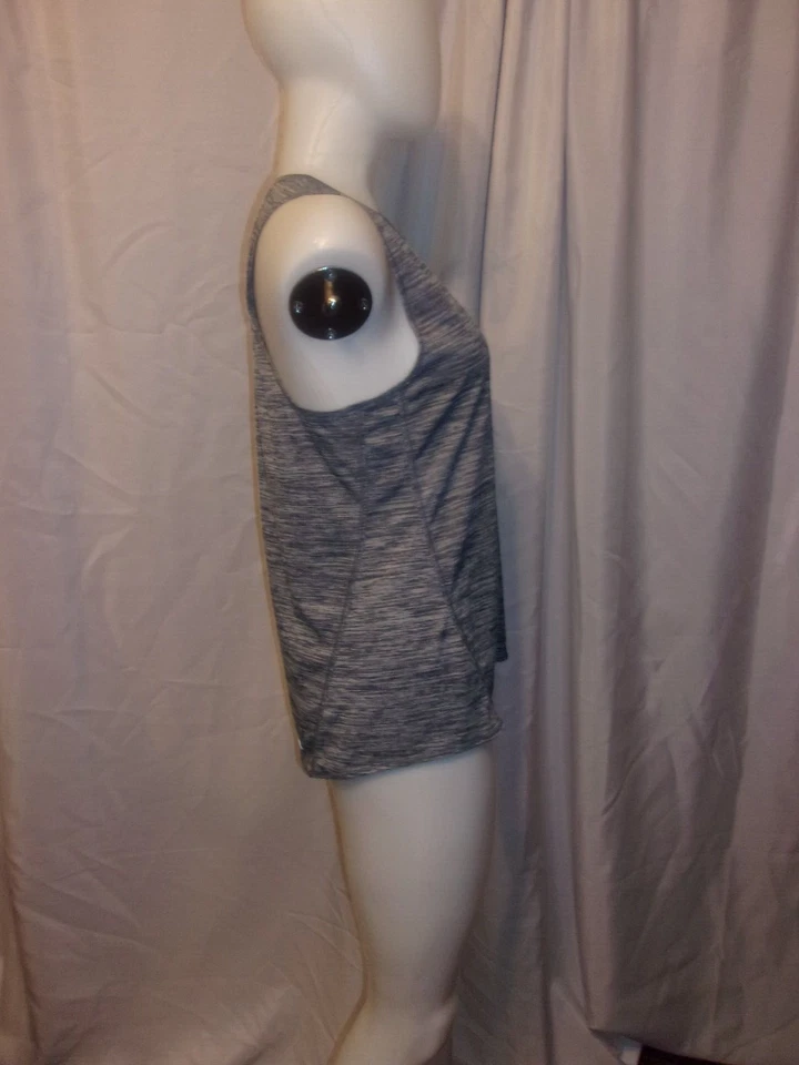 Camiseta sin mangas para mujer DANSKIN NOW azul-gris atlética dobladillo curvo TALLA S (4-6) Foto 3 de 4