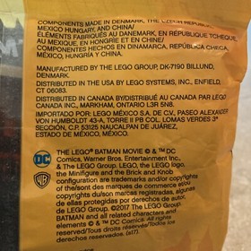 2017 LEGO The LEGO Batman Movie: Batman Cave Pod #5004929 Polybag