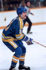 Mike Zuke Of The St Louis Blues 1980 Ice Hockey Old Photo