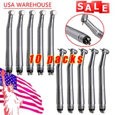 10PCS NSK Style Dental High Fast Speed Handpiece Push Button 4 Holes SEASKY Pro