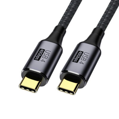 Jimier USB-C to USB-C USB4 Cable 40Gbps with 100W 8K@60Hz Compatible Thunderbolt
