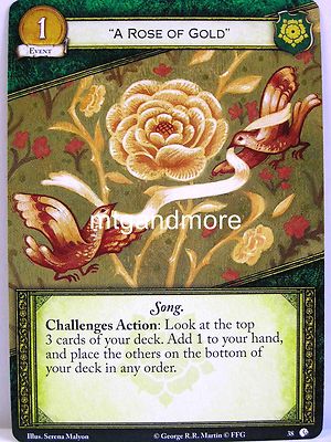A Game of Thrones 2.0 LCG - #038 ''A Rose of Gold'' - Lions of Casterly Rock