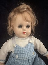 Vintage Madame Alexander Little Butch Doll Composition Tagged Costume 1940  s