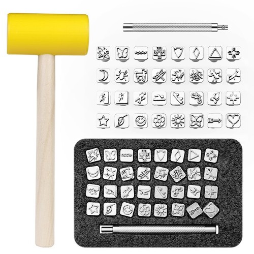 Metal Stamping Kit Leather Craft Carving Punch Tool Number Letter