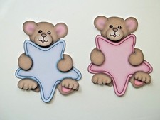 3D - U Pick - BA17 Baby Girl Boy Bear Scrapbook Card Embellishment