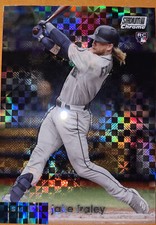2020 Stadium Club Chrome BASE #232 Jake Fraley Seattle Mariners Gold Refractor