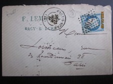 Lettre GC 2766 PACY Sue EURE - 26 Eure Indice POTHION 3 Belle frappe s/enveloppe