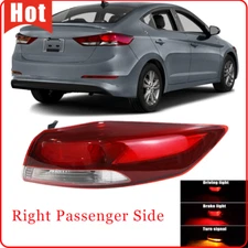 For 2017 2018 Hyundai Elantra Rear Outer Tail Light W/ Bulb Right Passenger Side