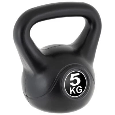MAXXIVA Kettlebell Kugelhantel 5kg schwarz Krafttraining Fitness Rundhantel