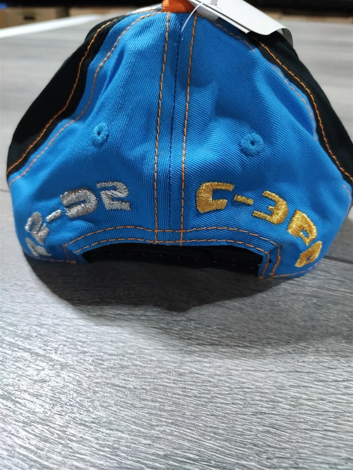 Gorra de béisbol Star Wars para niños y jóvenes se adapta a edades de 4-7 Star Wars c3p0 R2D2 Foto 3 de 4