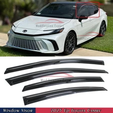 For 2025 Toyota Camry JDM 3D Mugen Style Window Visors Rain Guards Deflector