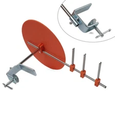 10" Disc  Sewing Machine Binding & Tape Holder Reel with Mounting Clamp #AP50E