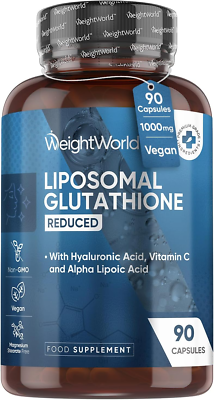 Weightworld L-Glutathione Supplement | 1000Mg | 90 Capsules | Reduced  Liposomal | eBay UK