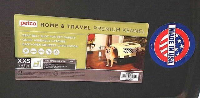 petco home and travel premium kennel