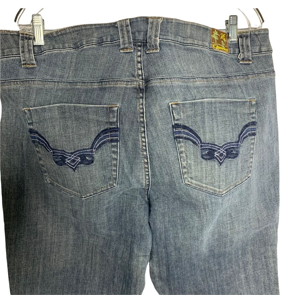 Vintage 90s Z Cavaricci Capri Jeans 18 Blue Stone Wash Denim Vintage 90s Z Cavaricci Capri Jeans 18 Blue Stone Wash Denim