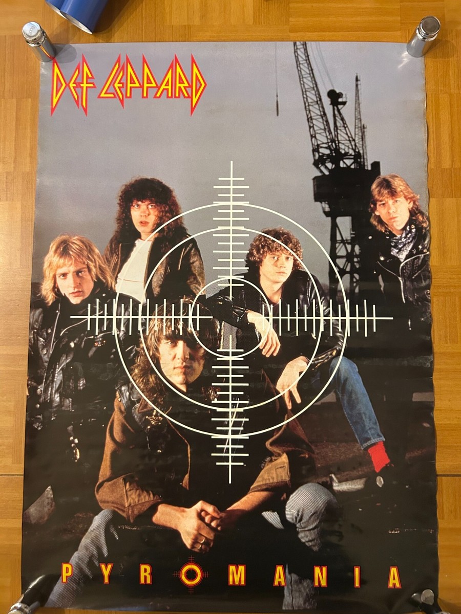 Def Leppard / Pyromania 1983 Japan Original Promo Poster B2