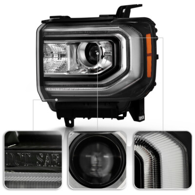AFTERMARKET DEPO | 2016 - 2018 GMC Sierra 1500 LED Headlight (Right