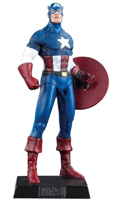 Figurine Eaglemoss Marvel Captain America N°9 - Plomb - Collection 2006