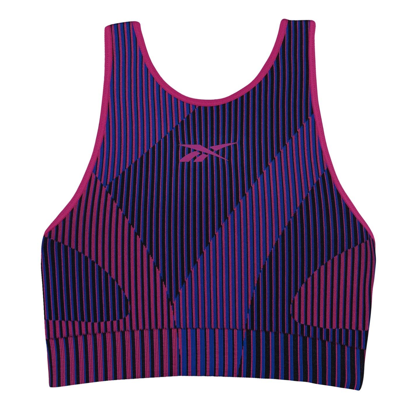 Бесшовный топ Reebok Womens United By Fitness Myoknit с укороченной футболкой