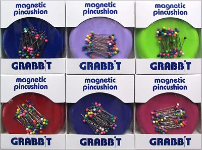 Grabbit Magnetkissen tragbarer Nadelhalter zum Nähen Stricken
