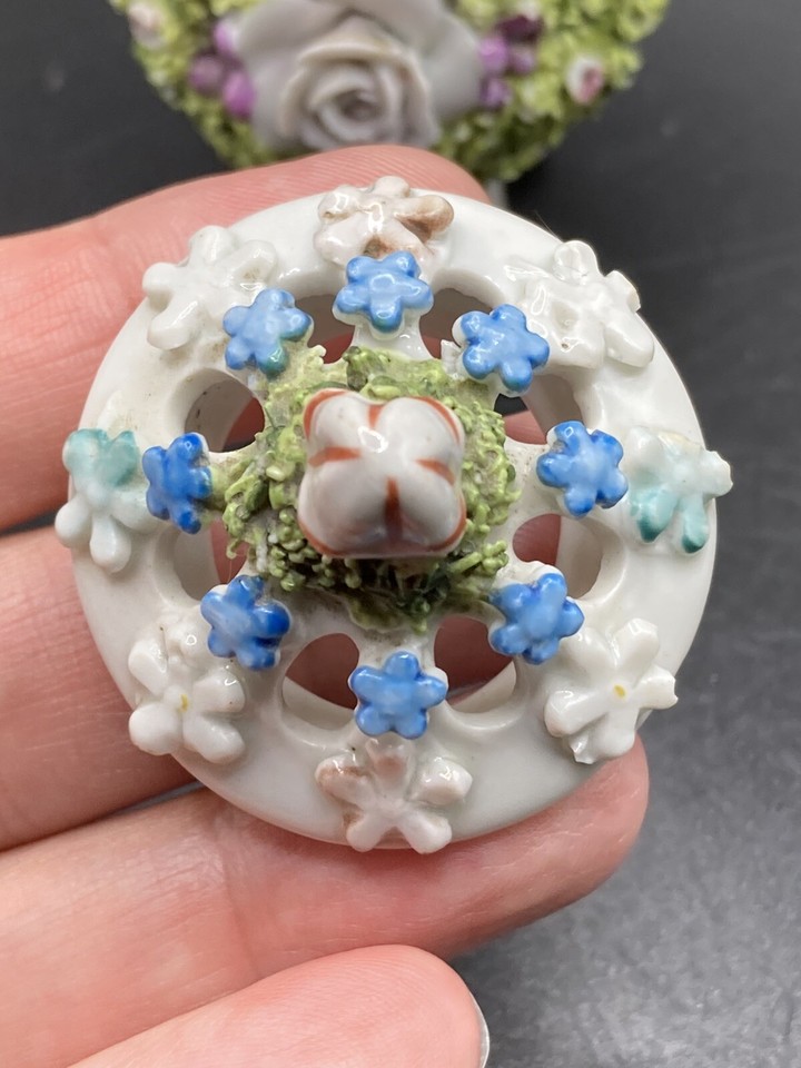 Antique German Elfinware Potpourri Jar 3.5” Tall | eBay