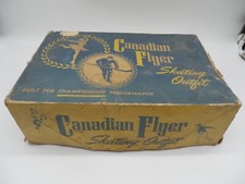 Vintage Canadian Flyer Men's Hockey Skates  Size 7  W/Original Box  Made USA