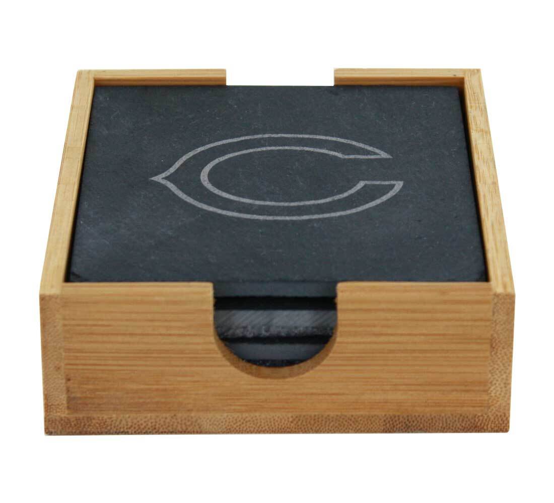 Набор сланцевых квадратных подставок Chicago Bears 3890₽