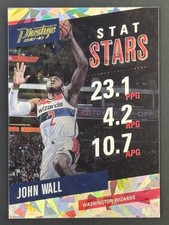 2017-18 Panini Prestige - Stat Stars John Wall #8 Crystal