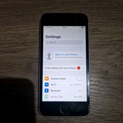Apple iPhone 5s - 16GB - Space Grau (O2) A1457 