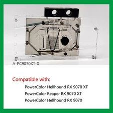 Granzon GPU Wasserblock für PowerColor Reaper / Hellhound RX 9070 XT