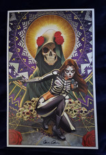 Stampa psichedelica 11x17 La Muerta Retribution 2018 Sorah Suhng / Ceci de la Cruz