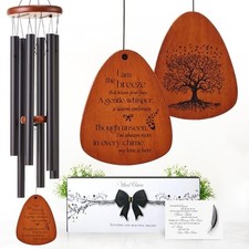 32 Inch Memorial Wind Chimes for Loss of Loved One, in Memory Sympathy Gift